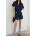 New Style Causal Solid Short Jeans for Women